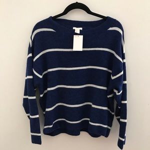 Stripe knit sweater